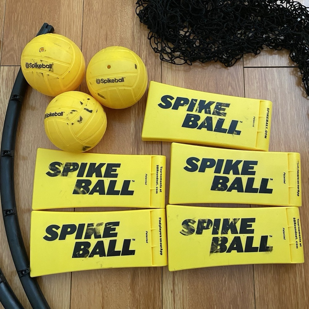 Spikeball 3 Ball Original Roundnet Game Set - Includes 3 Balls Net & Bag Used - Picture 3 of 7